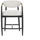 Marita 35 inch Louis Cream Outdoor Counter Stool